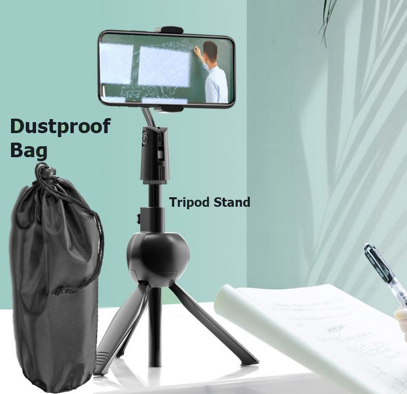 PULTO Best Buy Adjustable Desktop Phone Tripods Holder + Dustproof Bag 360 degree adjust tablet video micro mobile cell phone tripod holder stand Adjustable Desktop Microphone Tripod Microphone Stand Holder Phone Selfie Stick Desk Tripod Stand Support Display Holder Mobile Phone Stand Holders All Sm