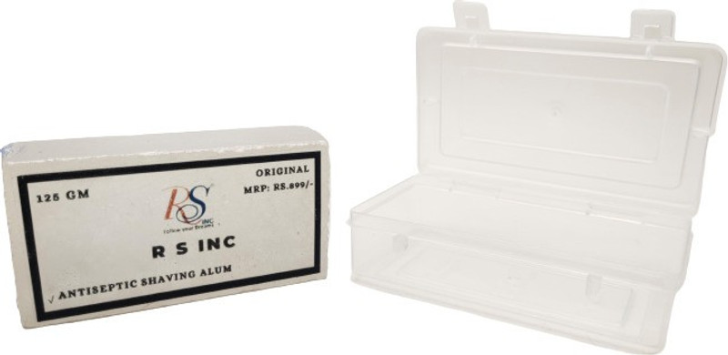 RSINC Original Barber Alum Anti-Septic Phitkari Blocks - After Shave treatment with Box. (Pack of 1)(10 g)