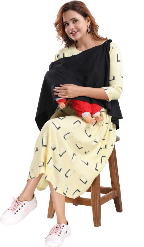 mamma's maternity Feeding Cloak(Black)