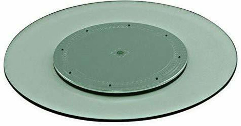 Easyroot Lazy Susan Revolving Toughened Glass Tray Mirror Trivet(Pack of 1)