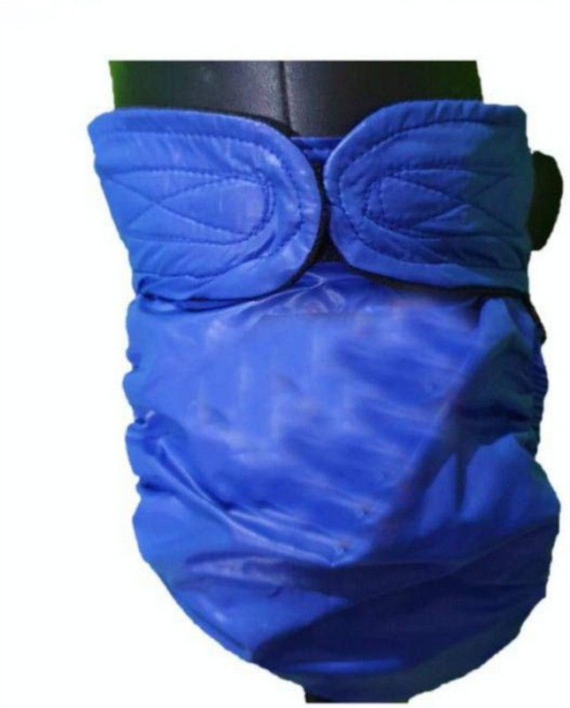 Kitty & The Woof Gang Blue Washable, Reusable & Waterproof Dog Diaper/Heat pants for Female Dogs | Male Dogs with Health issues | Diaper Panties Underwear Sanitary (10In-XS) Washable Dog Diapers(Pack of 1 XS)