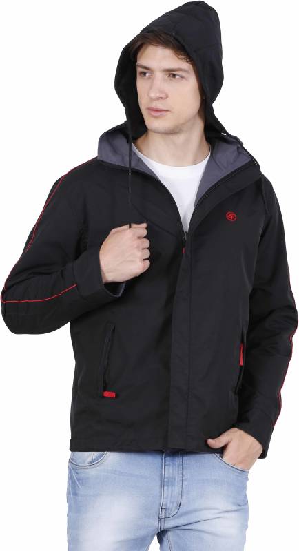 Forest Club Reversible Solid Men Wind Cheater
