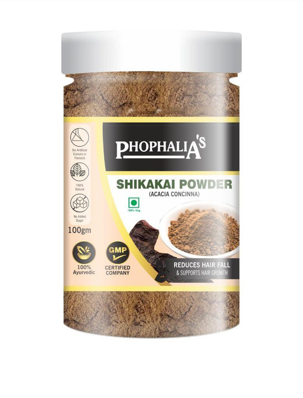 Phophalia's Organic Shikakai Powder (100gm) for hair only(100 g)