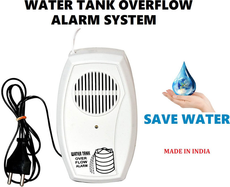 AIMERS Automatic Water Tank Overflow Alarm Bell with Multi Voice- Hindi and English Language Announcement Wired Sensor Security System