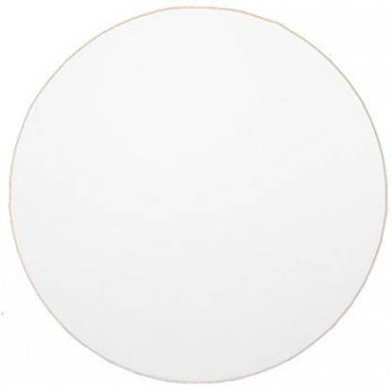 noble foods MDF Round White Cake Board/Cake Base 8 Inch (Pack Of 5) Wooden Cake Server(White, Pack of 5)