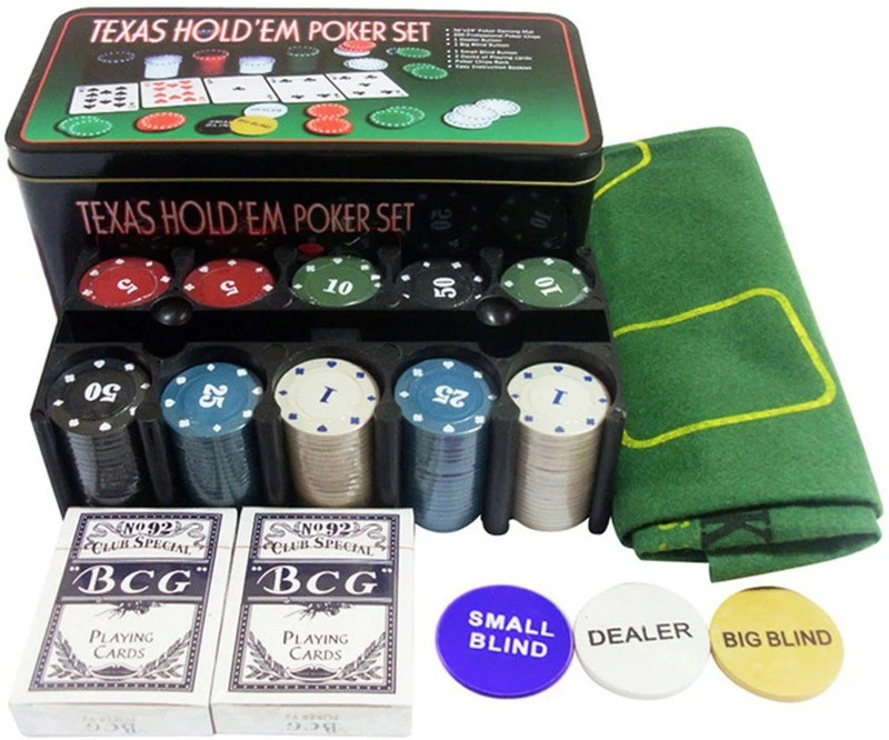 Protos India.Net Texas Hold'Em Poker Set(Green)