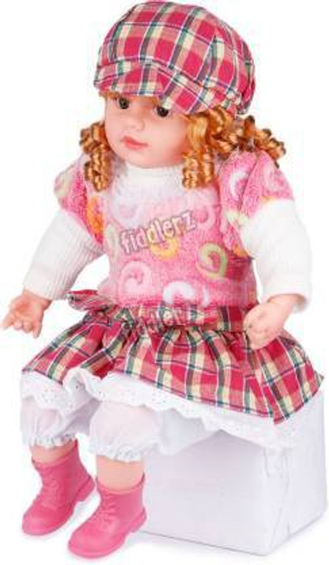Kmc kidoz Kid Pretend Play Fabric Singing Songs and Poem Doll for Girl Soft Toy for Kids Kid Toy(Multicolor)