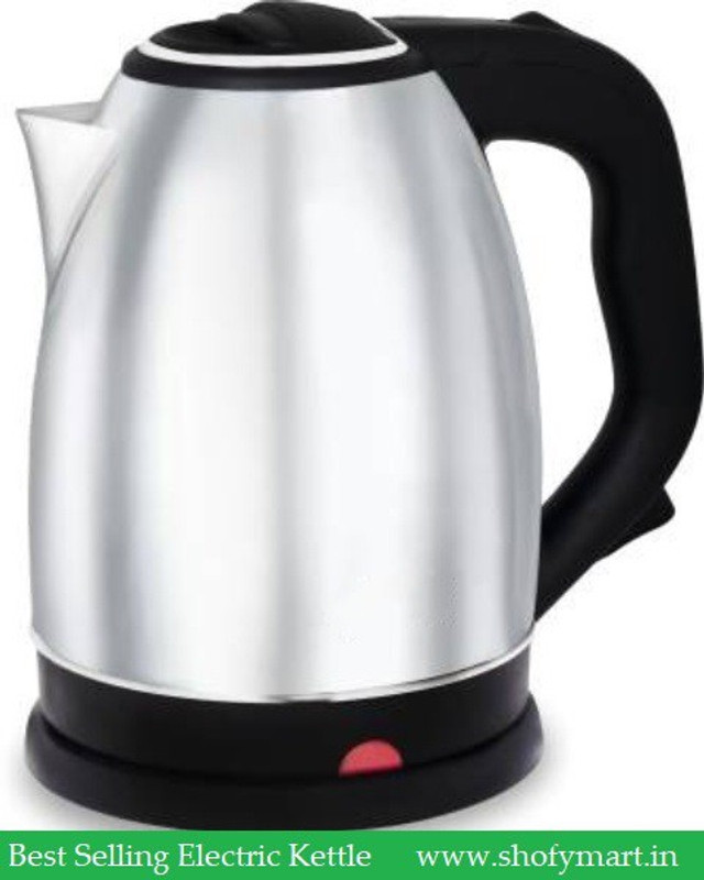 Briqre Rapid Warm Super Stainless Steel Electric Kettle(1.5 L, Silver, Black)