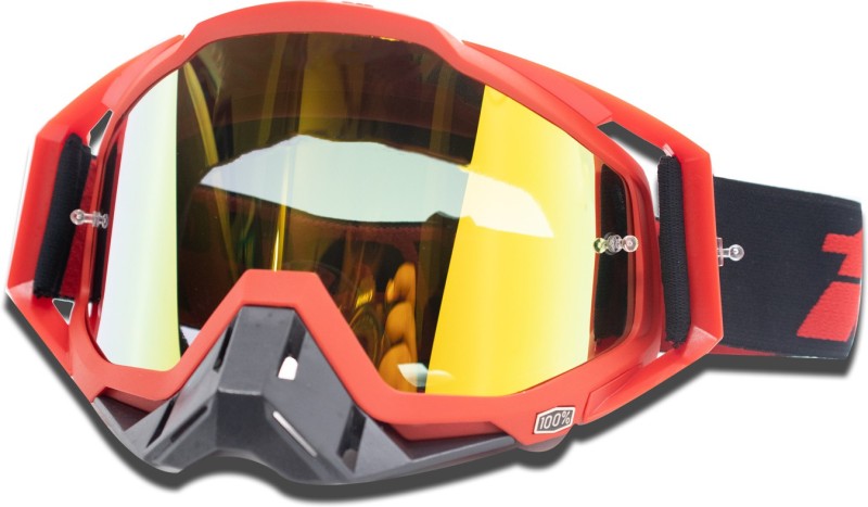 AutoPowerz 100% Goggle Red Safety Goggles(Multicolor)