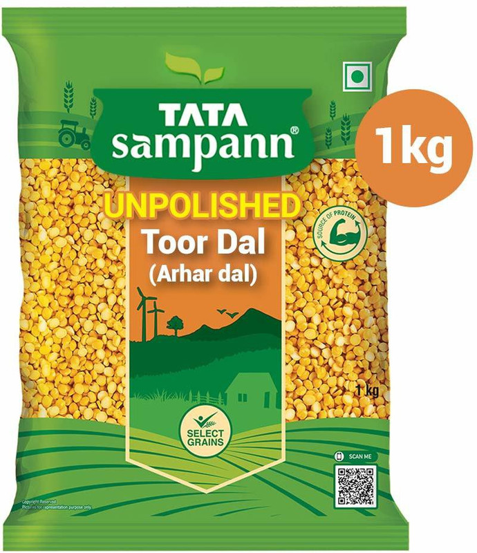 Tata Toor/Arhar Dal (Split)(1000 g)