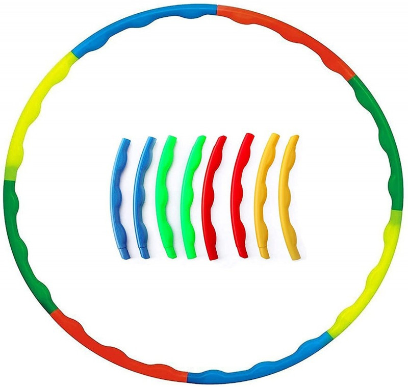 Daily Fest 8 Pcs_Set Of Multi Color Hula Hoop Ring Hula Hoop