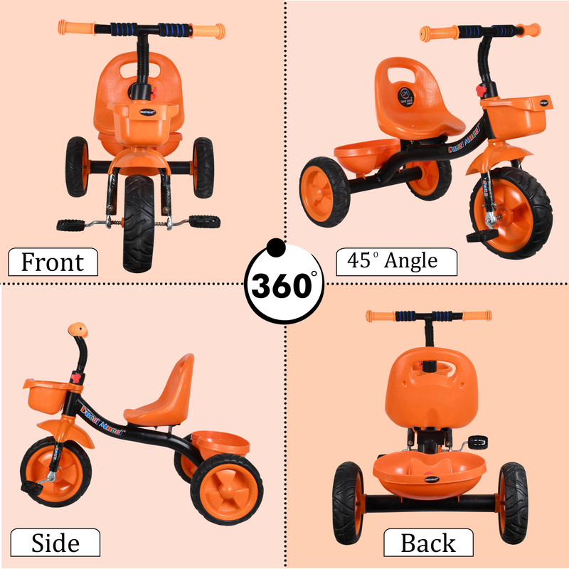 DUGGI MUGGI KIDS TRYCYCLE ORANGE Tricycle(Orange)