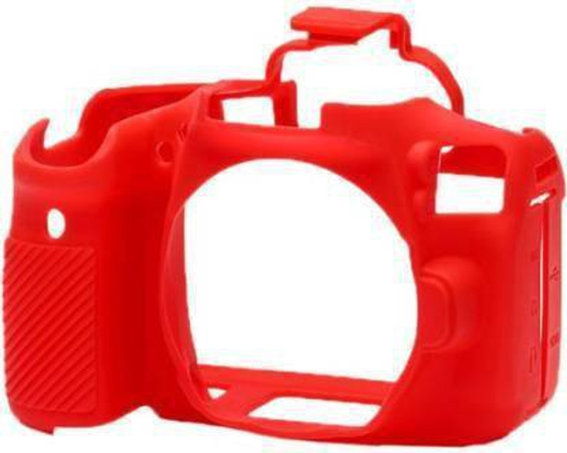 Amabu 90D camera cover for Ca-non 90D camera silicone protective case cover (red)  Camera Bag(Red)