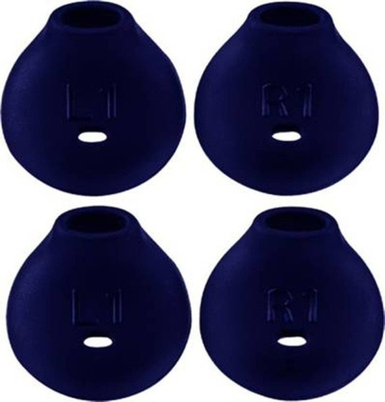 Newvent Qweezer New( 4 Pieces, 2 pair ) Earbud Anti-Slip Covers... In The Ear Headphone Cushion(Pack of 1, Multicolor)