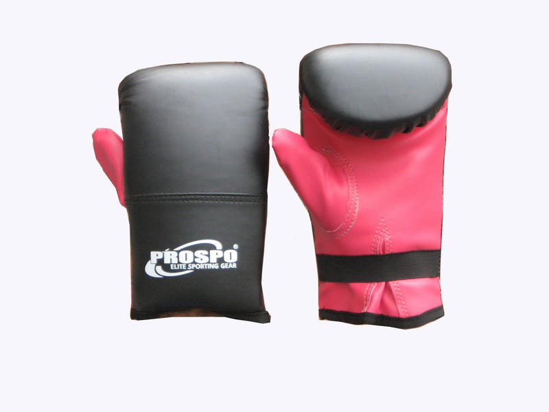 PROSPO Punching bag Boxing Gloves(Black, Pink)