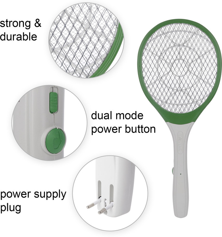 TAK-TAK 888 (RECHARGEABLE SWATTER) High Capacity Battery Electric Insect Killer Outdoor, Indoor  (Bat)