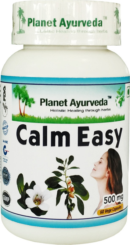 Planet Ayurveda CALM EASY CAPSULES(60 Capsules)