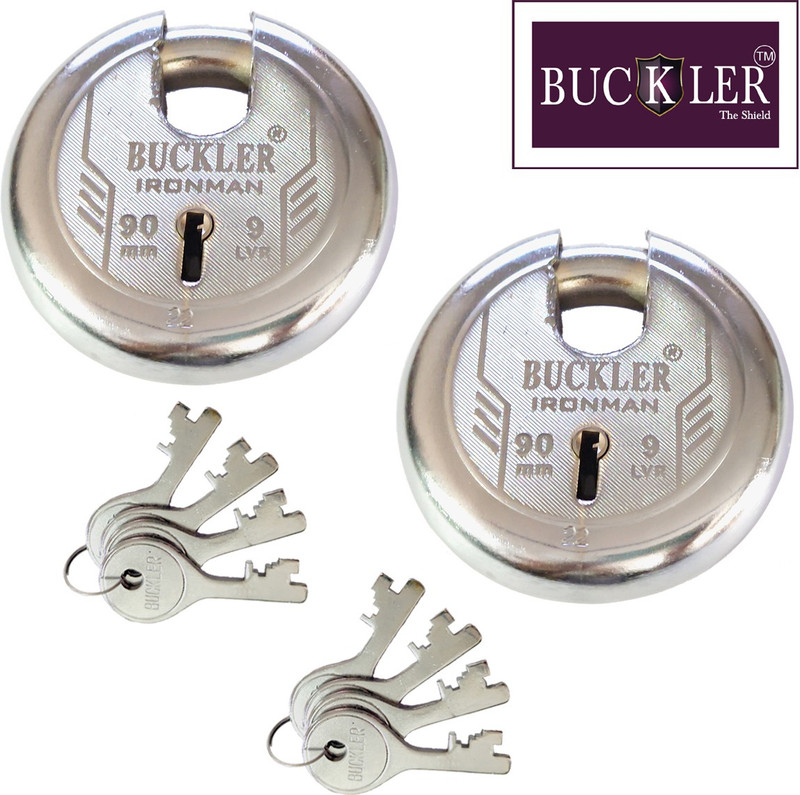 BUCKLER Iron, Steel Chrome Deadbolts(Silver)