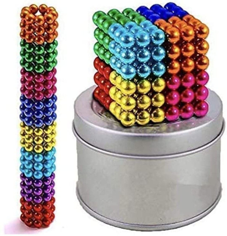 CROSS (5MM) Magnetic Balls MagnetsToys Sculpture Building Magnetic Blocks Magnet Cube Toy Stress Relief Gift SS112(216 Pieces)