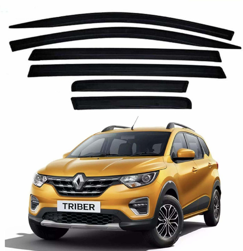 ASRAUTO For Front, Rear Wind Deflector(Tinted Renault Triber RXE)