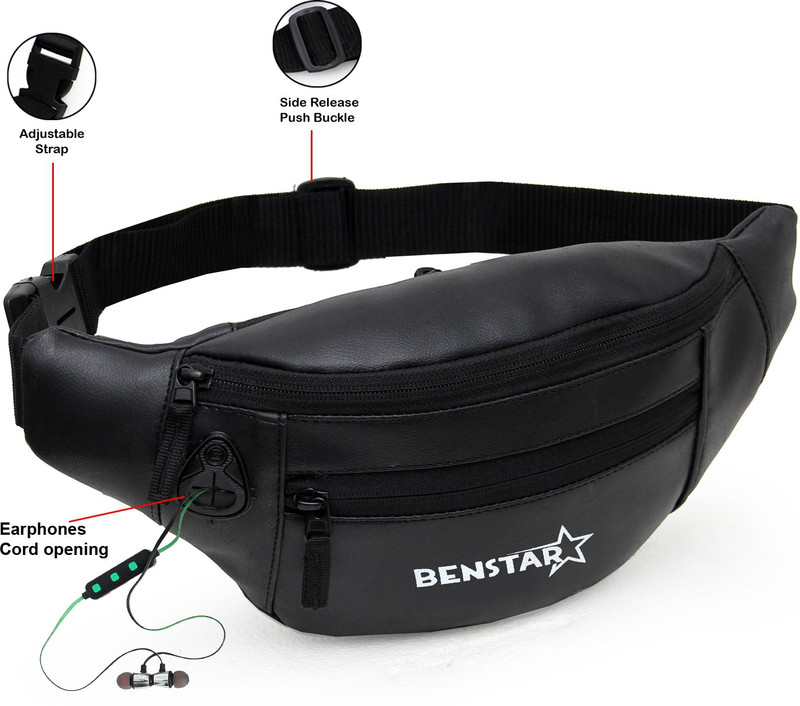 Worldstar Waist Bag Elegant Style Travel Pouch Passport Holder with Adjustable Strap belt bag Strap Bumbags Travel Waist Pack Hiking Outdoor Fanny Packs Sport Holiday Large Pockets Waistpack for Men or Women Handy Hiking Zip Pouch Document Money Phone Belt Sport Bag Waist Bag Elegant Style Travel Po
