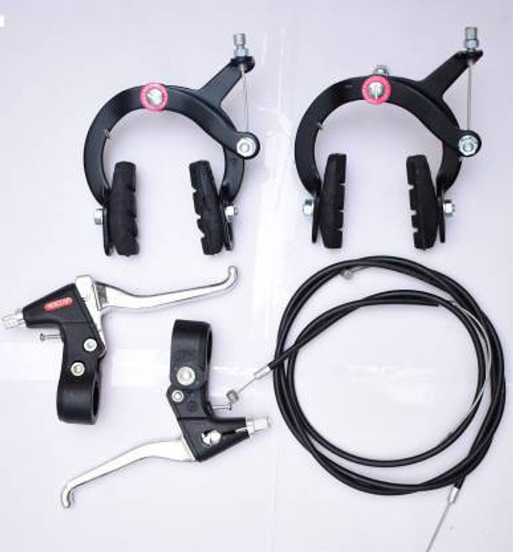 ghg Bicycle Ranger U Shape Brake Set Panja+wire+lever (combo) Bicycle Brake Disk