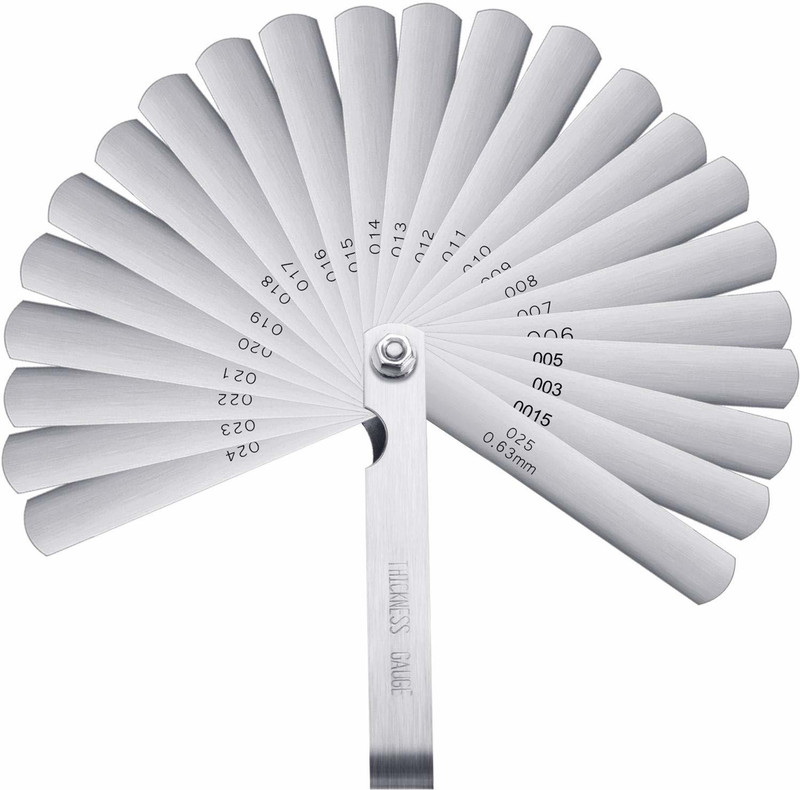 Pro TOOL WORLD 26 BLADE FEELER GAUGE 100MM 4" HEAVY DUTY Marking Gauge