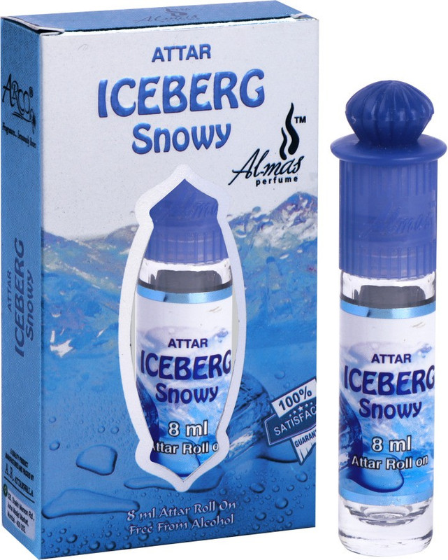 Almas Taj Series ICEBERG SNOWY (8ML) Floral Attar(Musk)