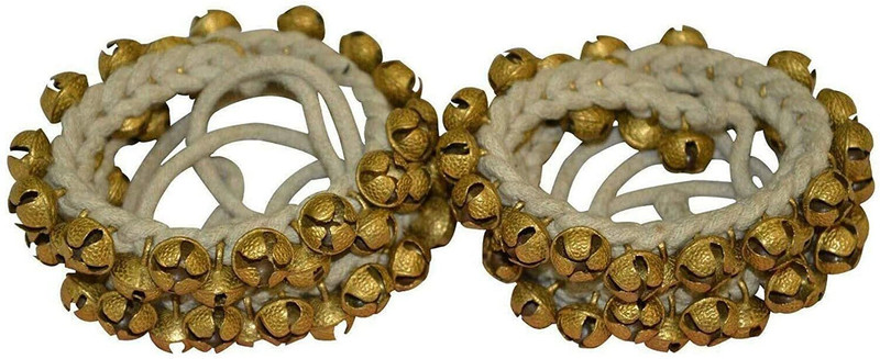 SKSM Shiva (100+100)1.8cm Ghungroo Bells(200 Pieces, 1.8)