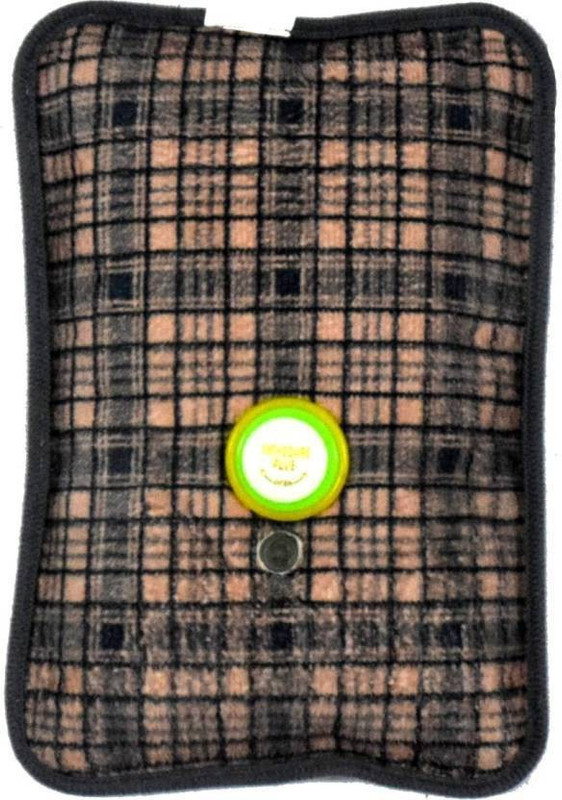 CRETO Electric Quick Warming High Quality Velvet Fur Pocket Gel electric 1 L Hot Water Bag(Multicolor)