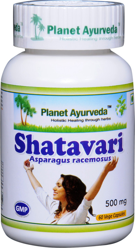 Planet Ayurveda SHATAVARI CAPSULES(60 Capsules)