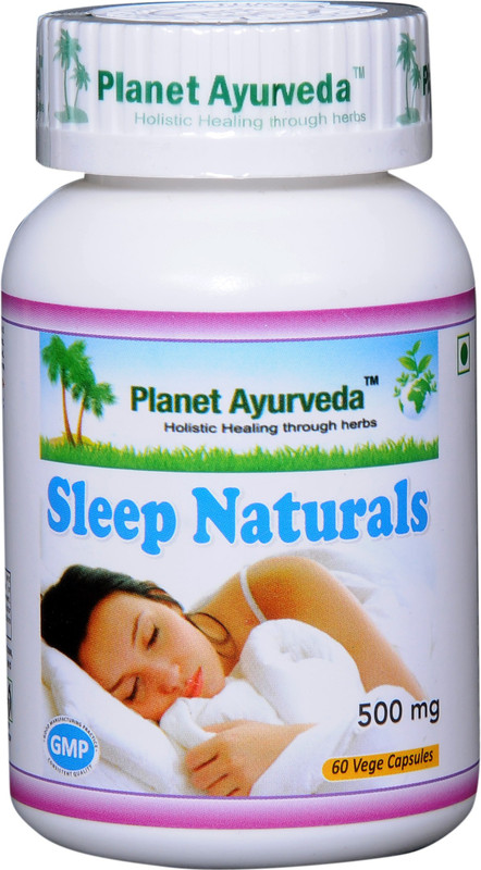 Planet Ayurveda SLEEP NATURALS CAPSULES(60 Capsules)