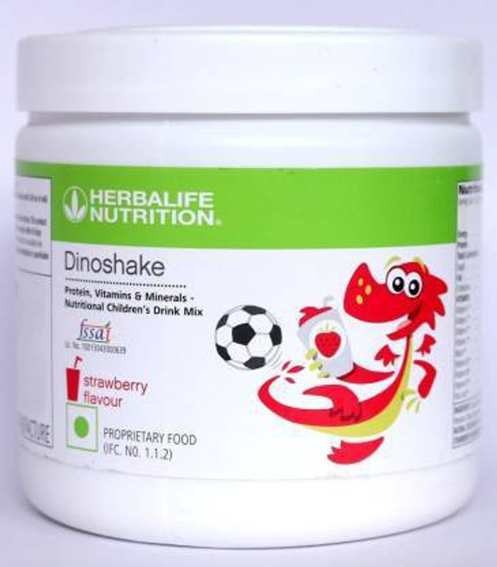 HERBALIFE Dinoshake Kids Drink Strawberry Flavor Sports Drink(200 g, (strawberry), (chocolate) Flavored)