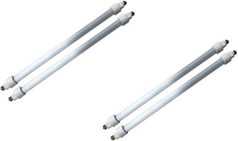 H HADDU 22 Centimeters Halogen Tube Rod Smart Room Heater 220V AC 400/Watt (Pack of 4) Halogen Room Heater Halogen Room Heater
