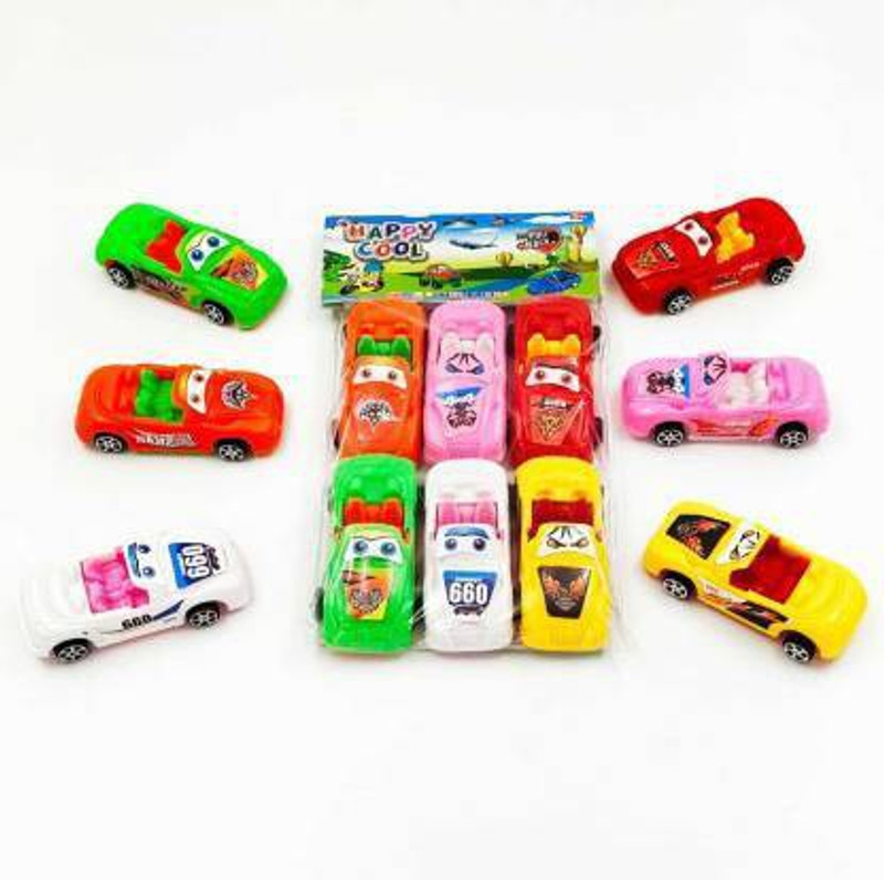 PRIMEFAIR Fun Car Set Push Back Toys For Kid's Best Toys Pack of 6 Toys For Girl's & Boy(Multicolor, Pack of: 6)