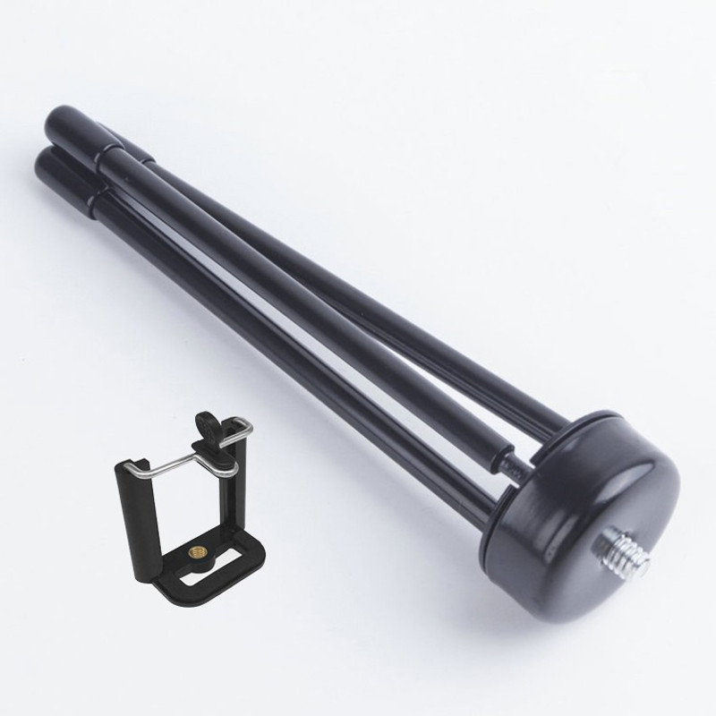 POZUB High Quality Mini Strong Metal/Iron mobile phone tripod/camera stand,20cm Mini Heavy Duty Unbreakable Mobile Stand, Camera Tripod Stand With Clip Professional Tripod Pro Phone Tripod Stand Multifunction Flexible Tripod for Smartphone Holder Selfie Mount, Special Design for gimbal for smartphon