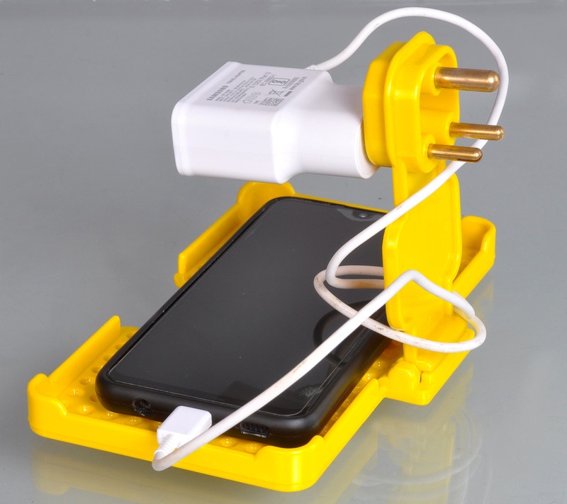 Vkunj Stand Wall Holder for Almost All Mobile Phones Mobile Holder Charging Pad