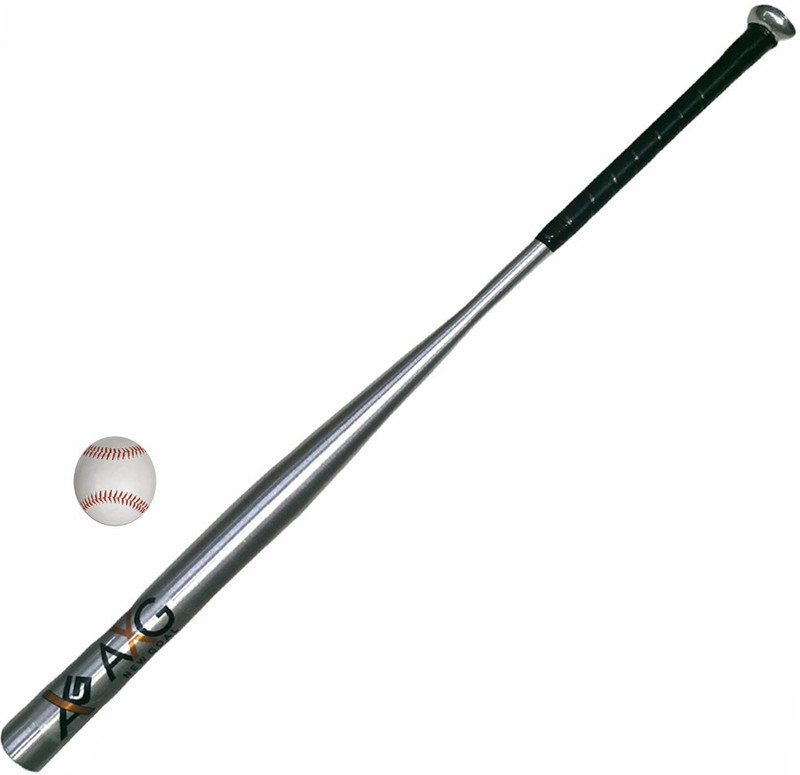 AXG NEW GOAL Classic Quality Light Baseball Bat with Ball Aluminium Baseball  Bat For 15+ Yrs(400-500 g)