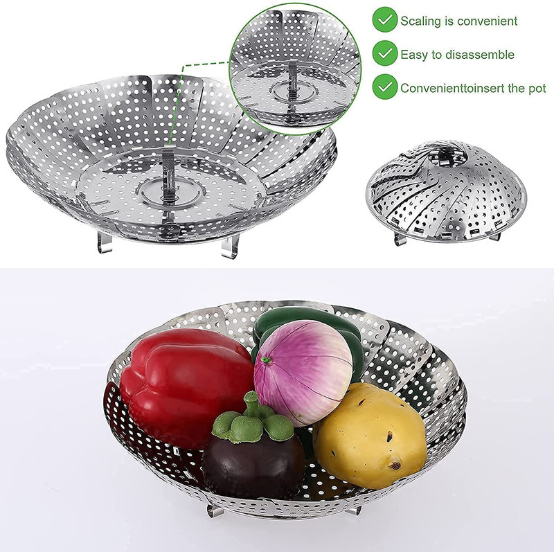 GVJ TRADERS Stainless Steel Steamer(0.75 L)
