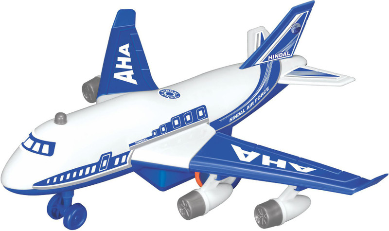 SVE ABS Plastic Big Size Unbreakable Pull Along with Friction Powered AHA Domestic Plane Vehicle Toy for Kids(Multicolor, Pack of: 1)