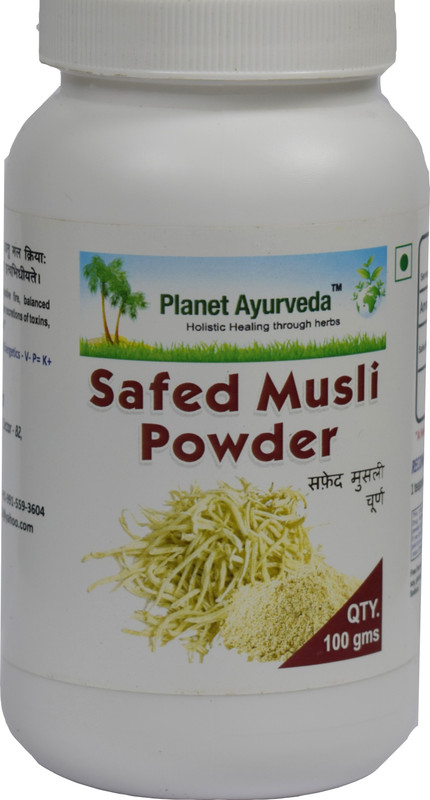 Planet Ayurveda SAFED MUSLI POWDER(0.1 kg)