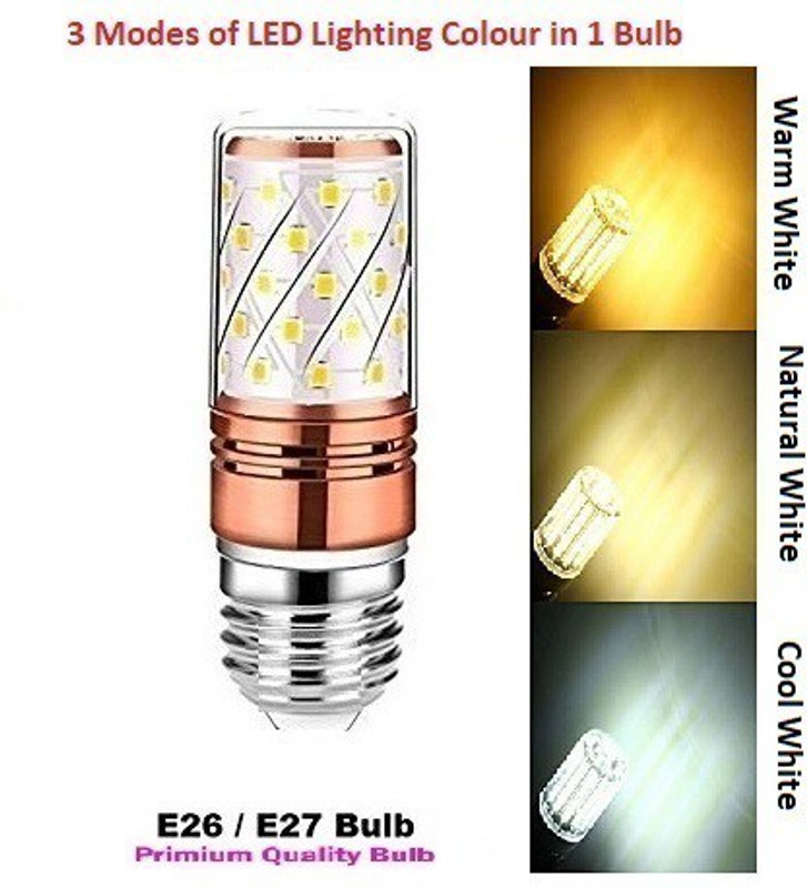 Brightlyt 9 W Basic Decorative B27, B26 LED Bulb(Multicolor, Pack of 3)