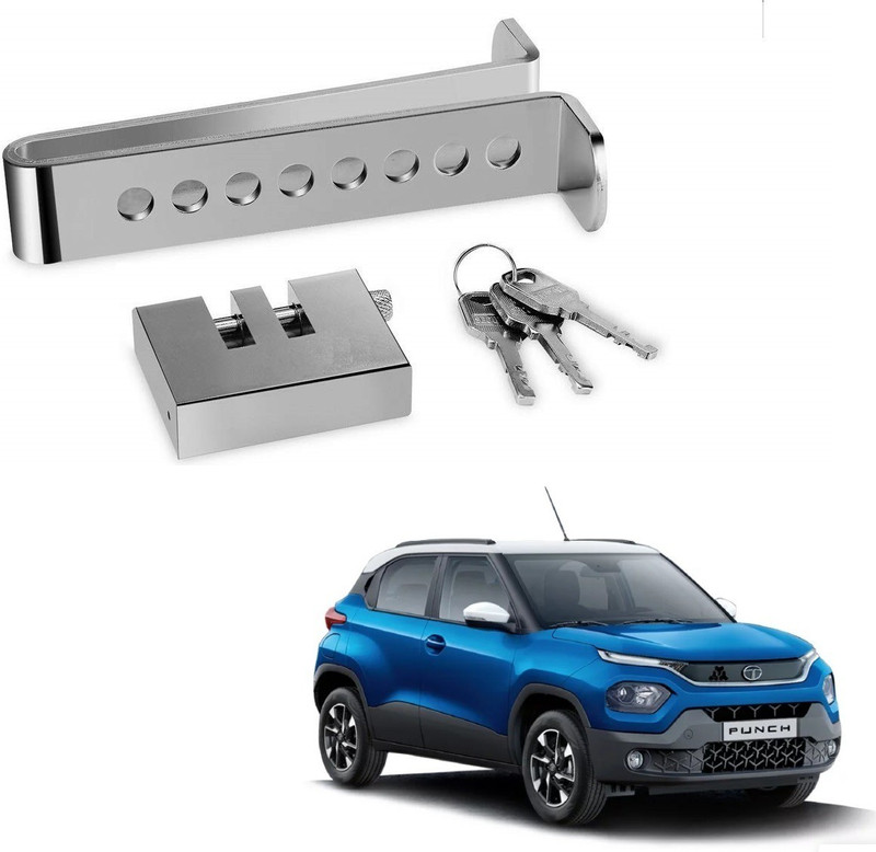 KOZDIKO Clutch and Brake Lock with 3 Keys for Tata Punch Gear Lock(Stainless Steel)