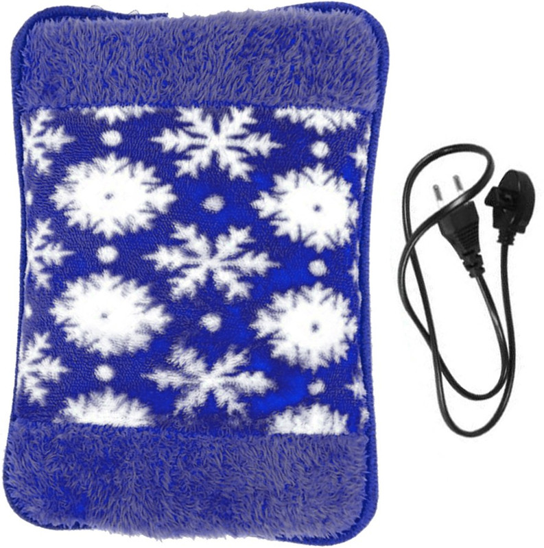 CRETO Pain Reliver Hot Gel Bag, Soft Fur Velvet Hand Pocket, Hot Water Bag, Joint Pain/Muscle Pain/ Menstrual Pain Reliver warm gel pad electric 1 L Hot Water Bag(Blue)