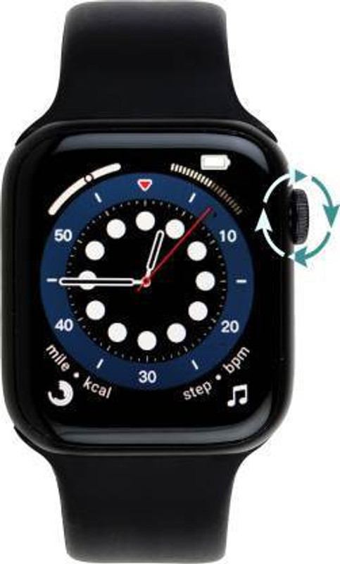 NKL Watch App Steps Counter 55+ Smart(Black Strap, Size : FREE)