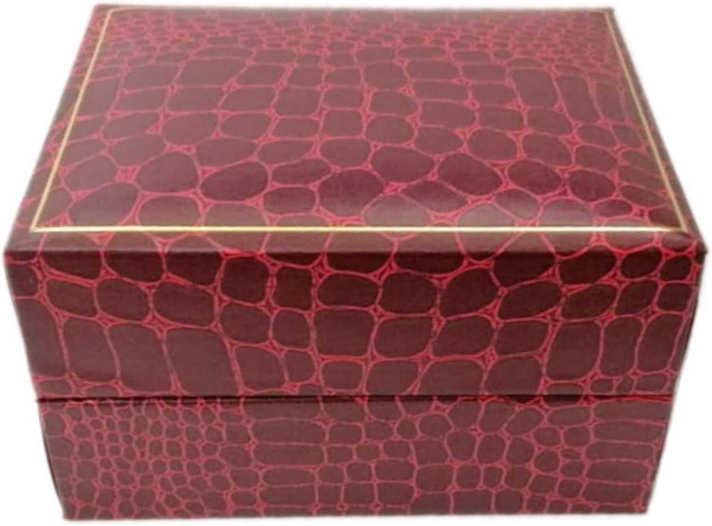 PRONIKS wooden watch box case cover storage organizer for single watch storage Watch Box(Maroon, Holds 1 Watch)