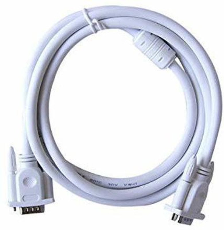Sii  TV-out Cable VGA TO VGA 20 M cable(White, For Computer)