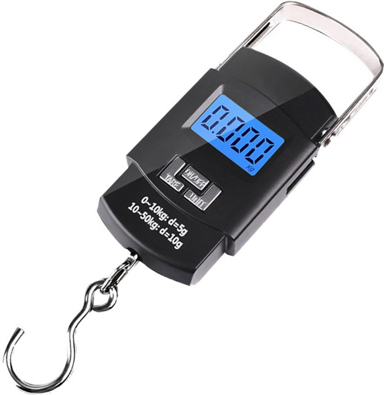 Jeevan jyoti agency Digital Hanging Smart Electronic Spring Scales Backlight Fishing Scales J347 Weighing Scale(Black)