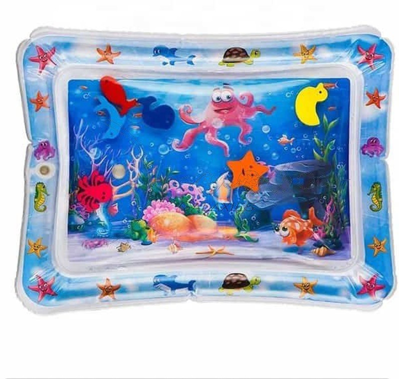 Galaxies Tummy Time Water Mat For Babies Play and Toddlers Perfect Fun time Play Non Toxic Inflatable Water mat Little Kids Bath Enjoyment Holidays Picnic Playing Indoor and Outdoor Best Gift Your Children Bath Toy(Multicolor)