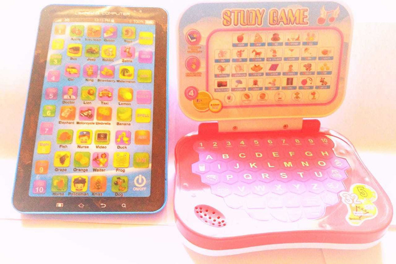 Kmc kidoz combo Study Mini Game Laptop & P1000 Educational Learning Tablet Computer for Boys and Girls, Learning with Fun for Kids, Baby(Multicolor)